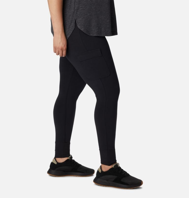 Women's Columbia Trek Leggings Black | Plus Size CA-U8A31